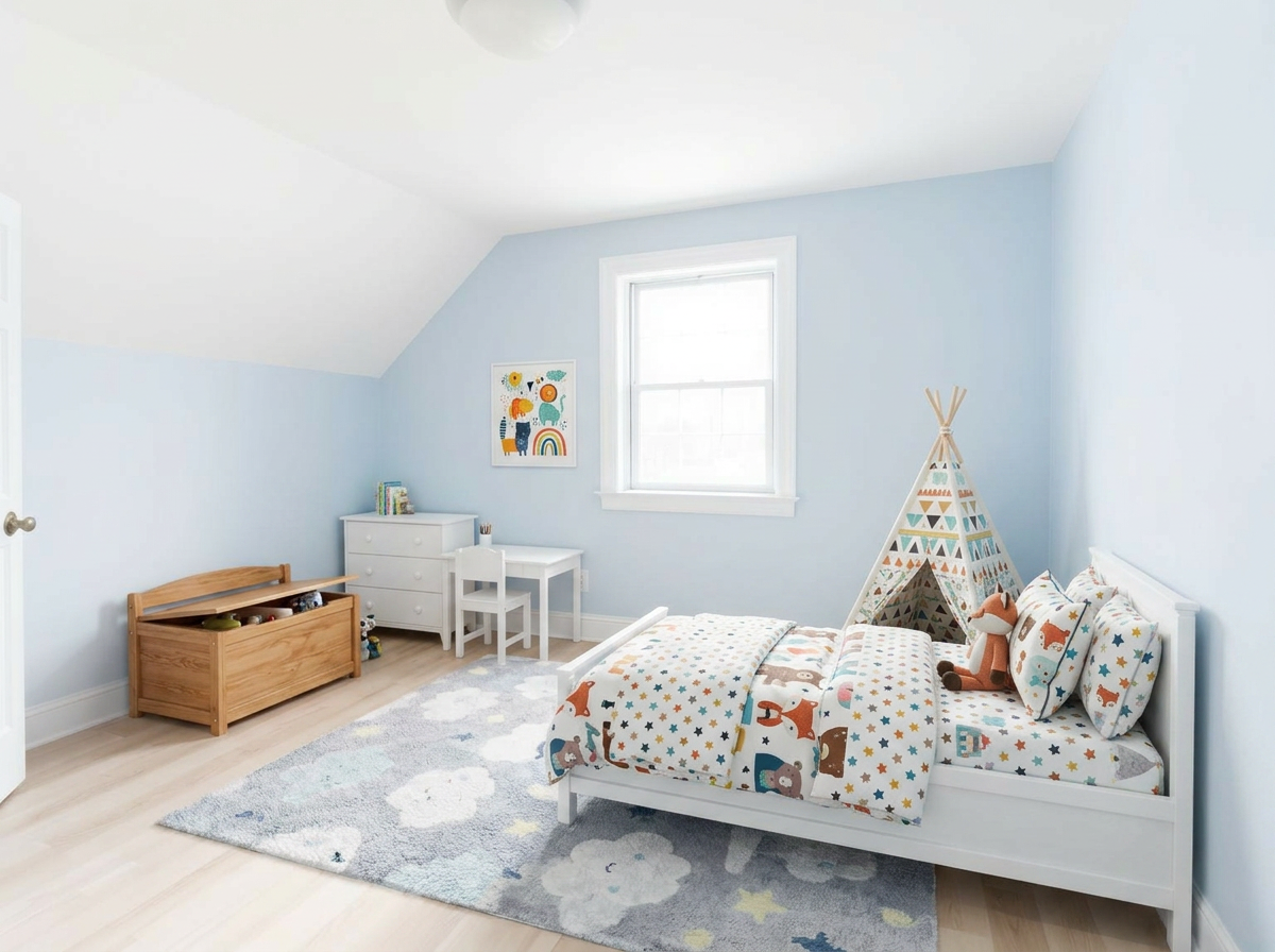 Staged room (after)